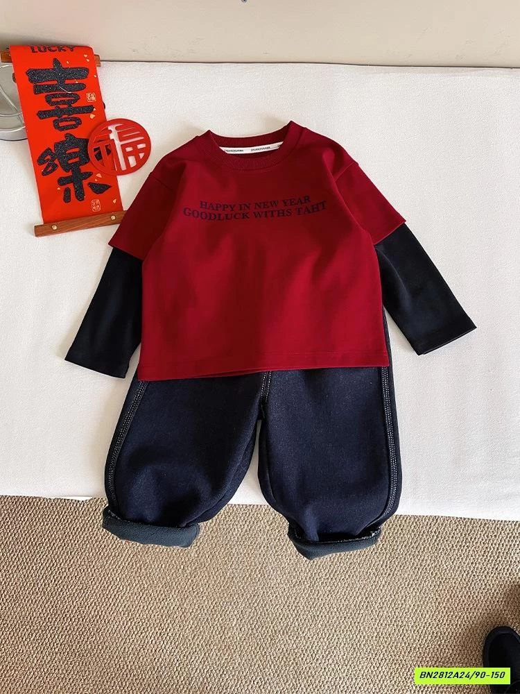 ÁO THUN ĐỎ GIẢ 2 LỚP CHUANCHUANMA