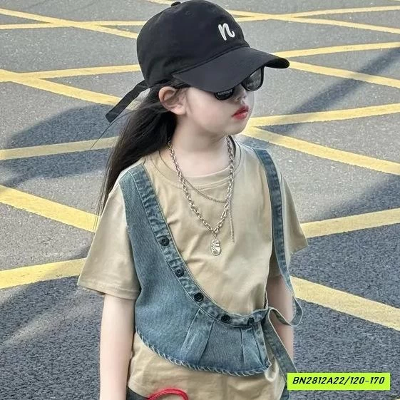 ÁO THUN PHỐI JEANS MIX SHORT JEANS