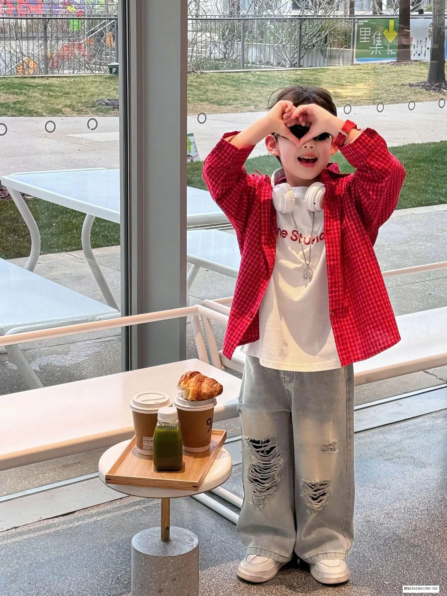 SƠ MI CARO ĐỎ DÀI TAY