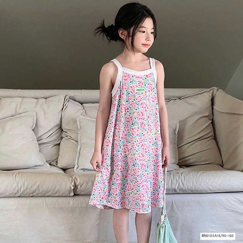 ĐẦM 2 DÂY HOA XINH XẮN