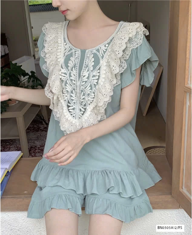 VÁY NGỦ BÁNH BÈO