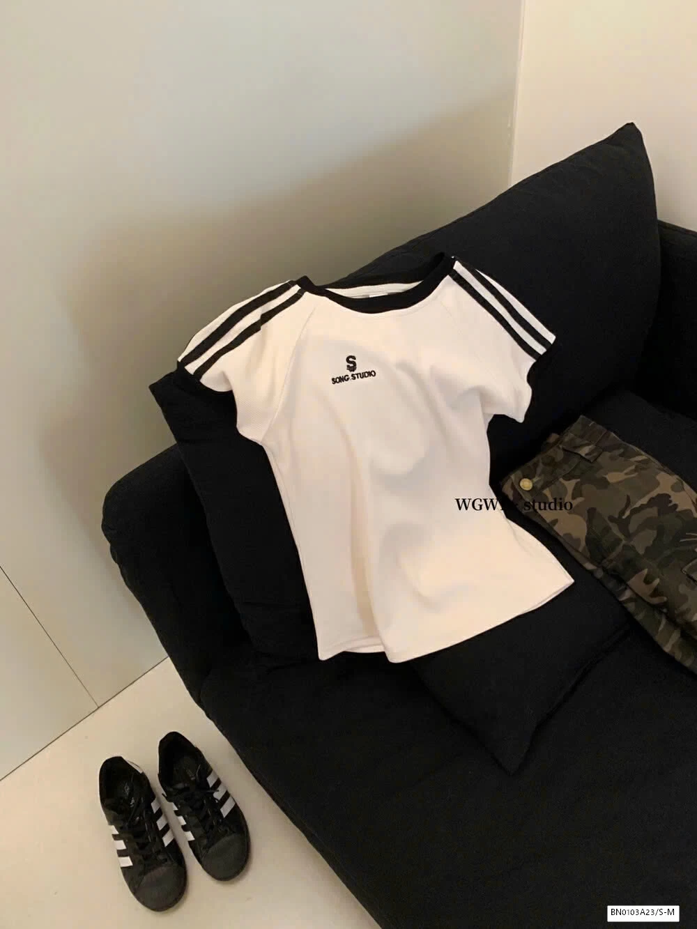 ÁO THUN SỌC VAI WG.WE