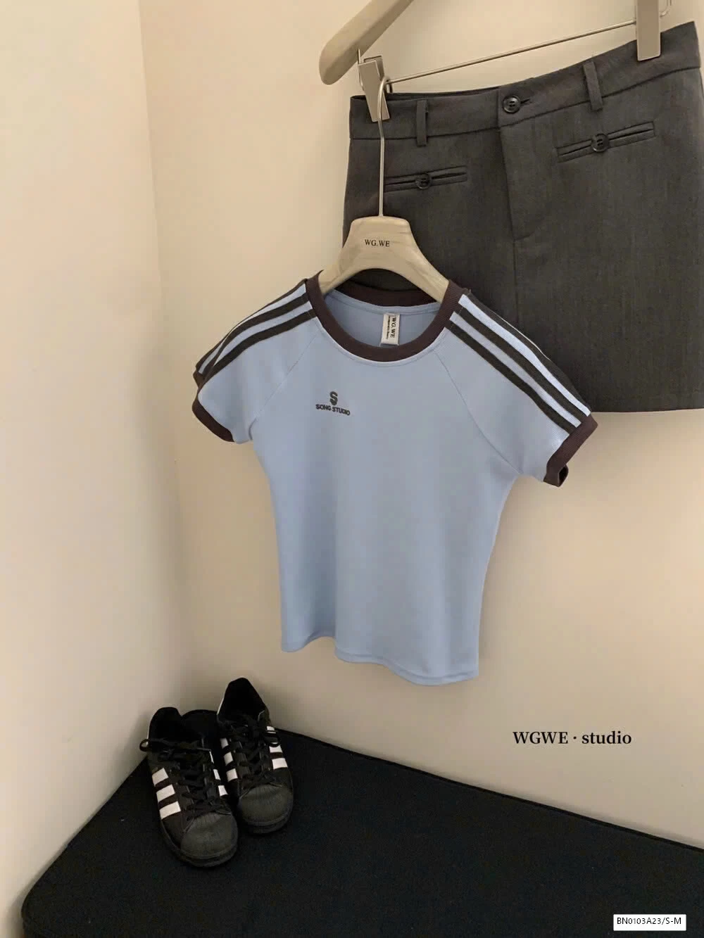 ÁO THUN SỌC VAI WG.WE