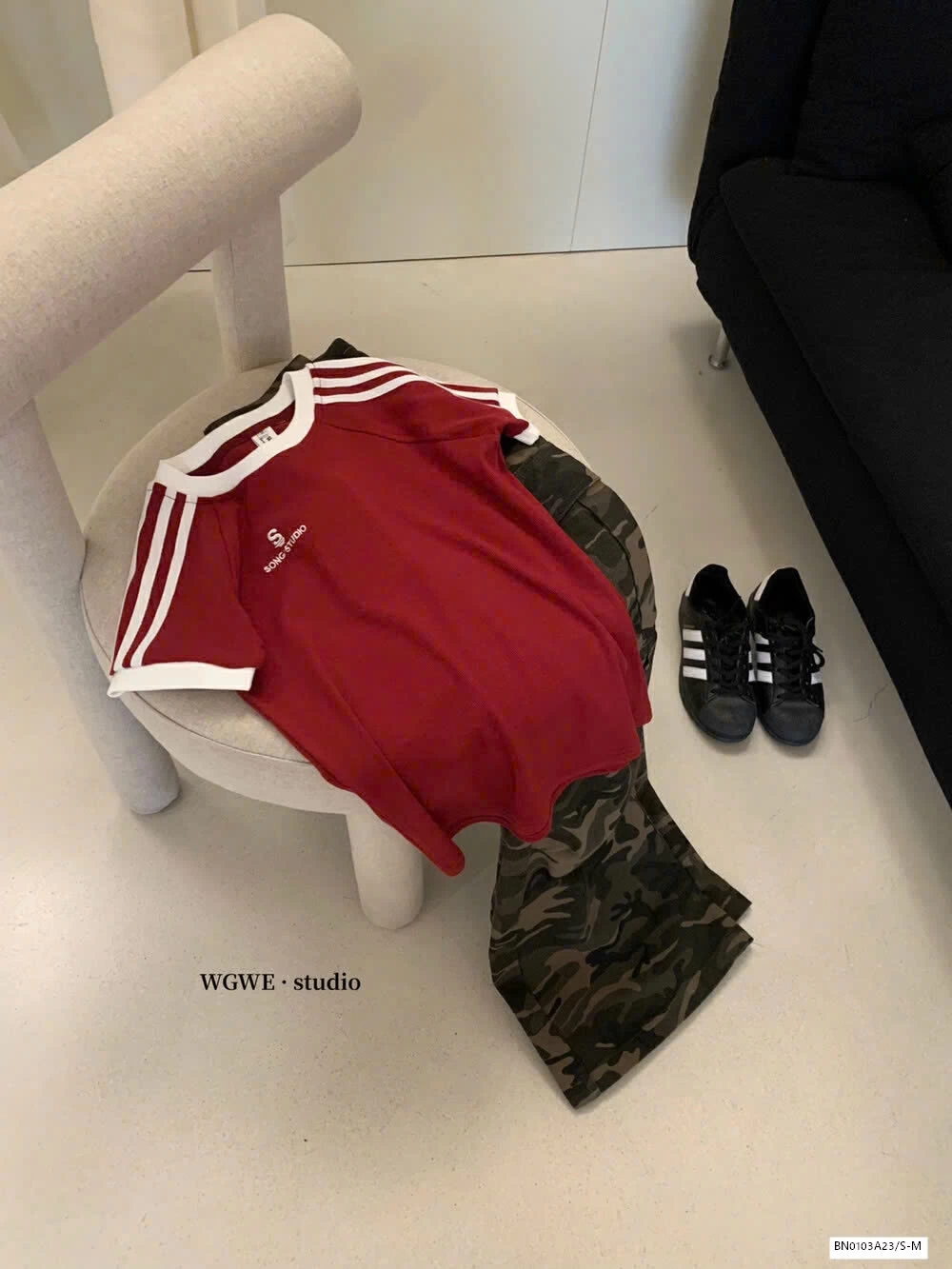 ÁO THUN SỌC VAI WG.WE