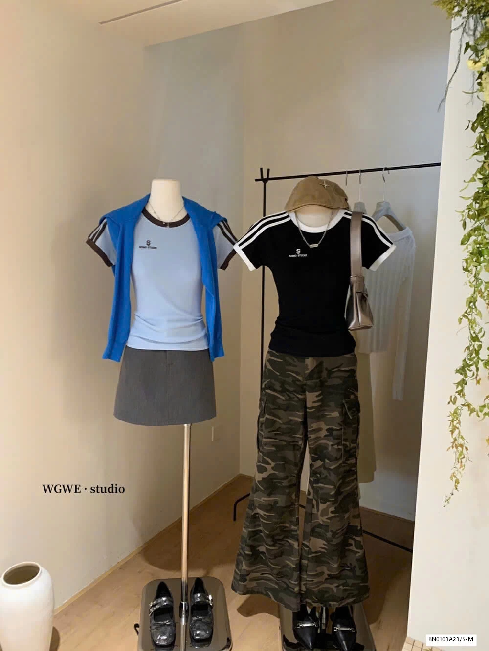 ÁO THUN SỌC VAI WG.WE