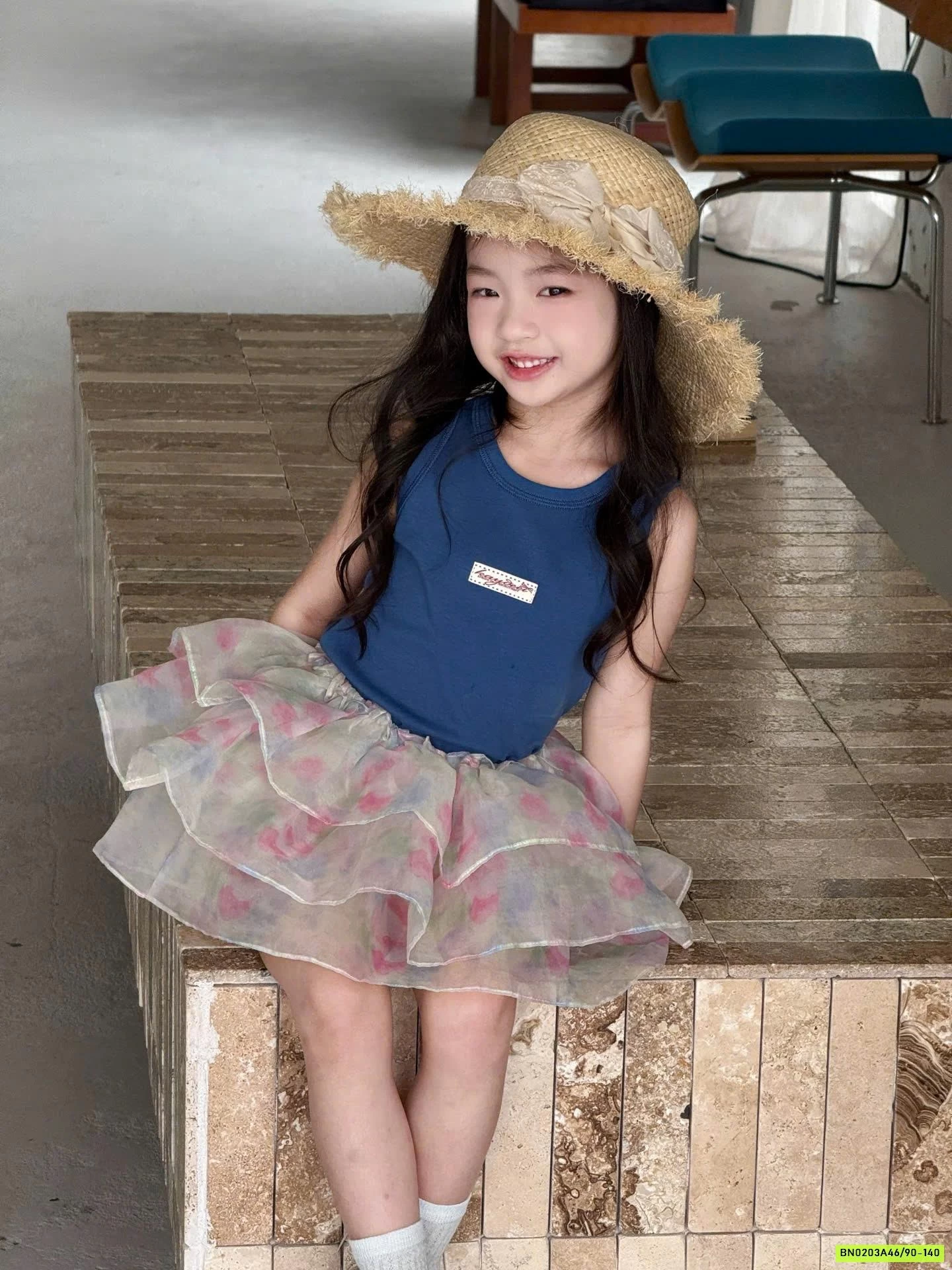 ÁO SÁT NÁCH MIX CV HOA