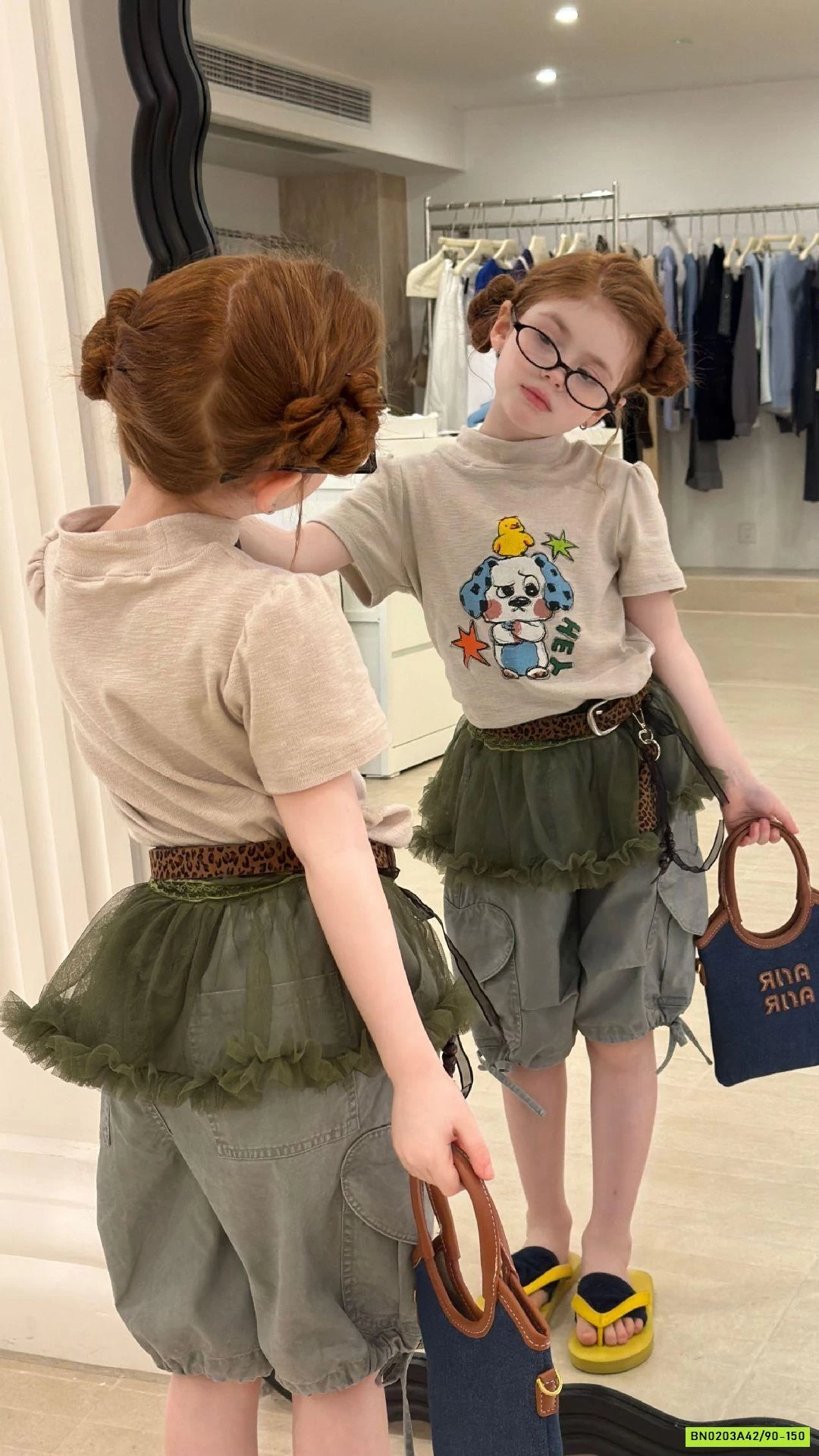 ÁO THUN CỔ 3P NGẮN TAY CHÓ ĐỐM