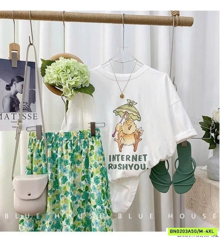 ÁO PHÔNG NỮ IN HÌNH KUTE