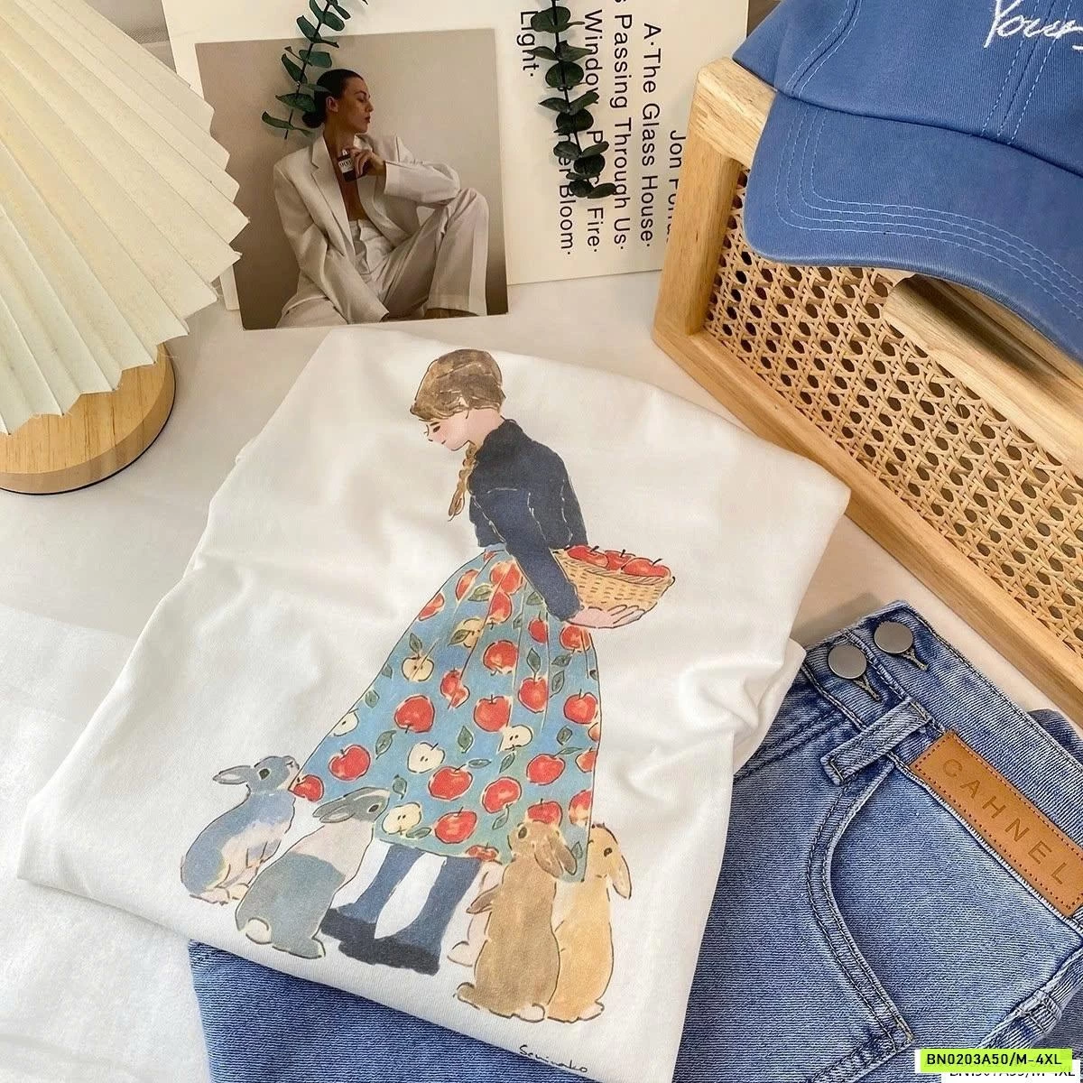 ÁO PHÔNG NỮ IN HÌNH KUTE