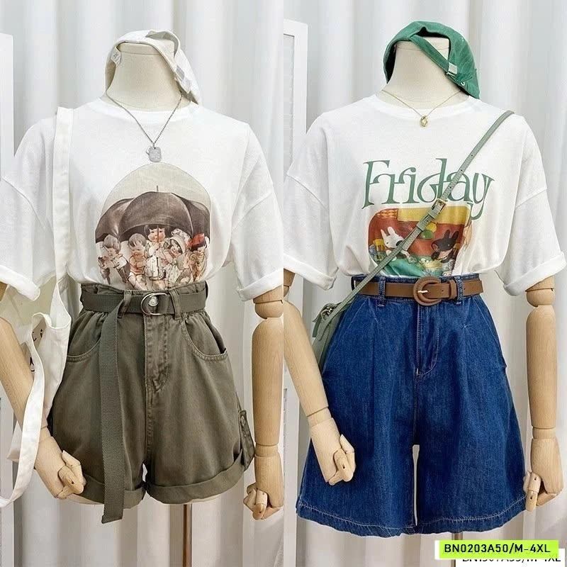 ÁO PHÔNG NỮ IN HÌNH KUTE