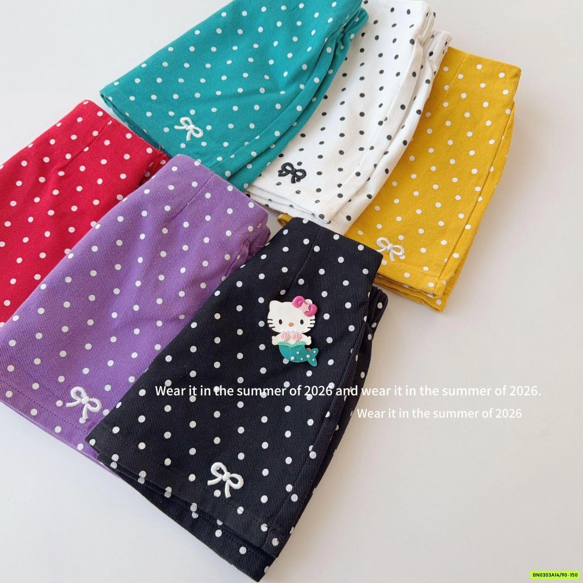 CHÂN VÁY CHỮ A CHẤM BI T&Q KIDS