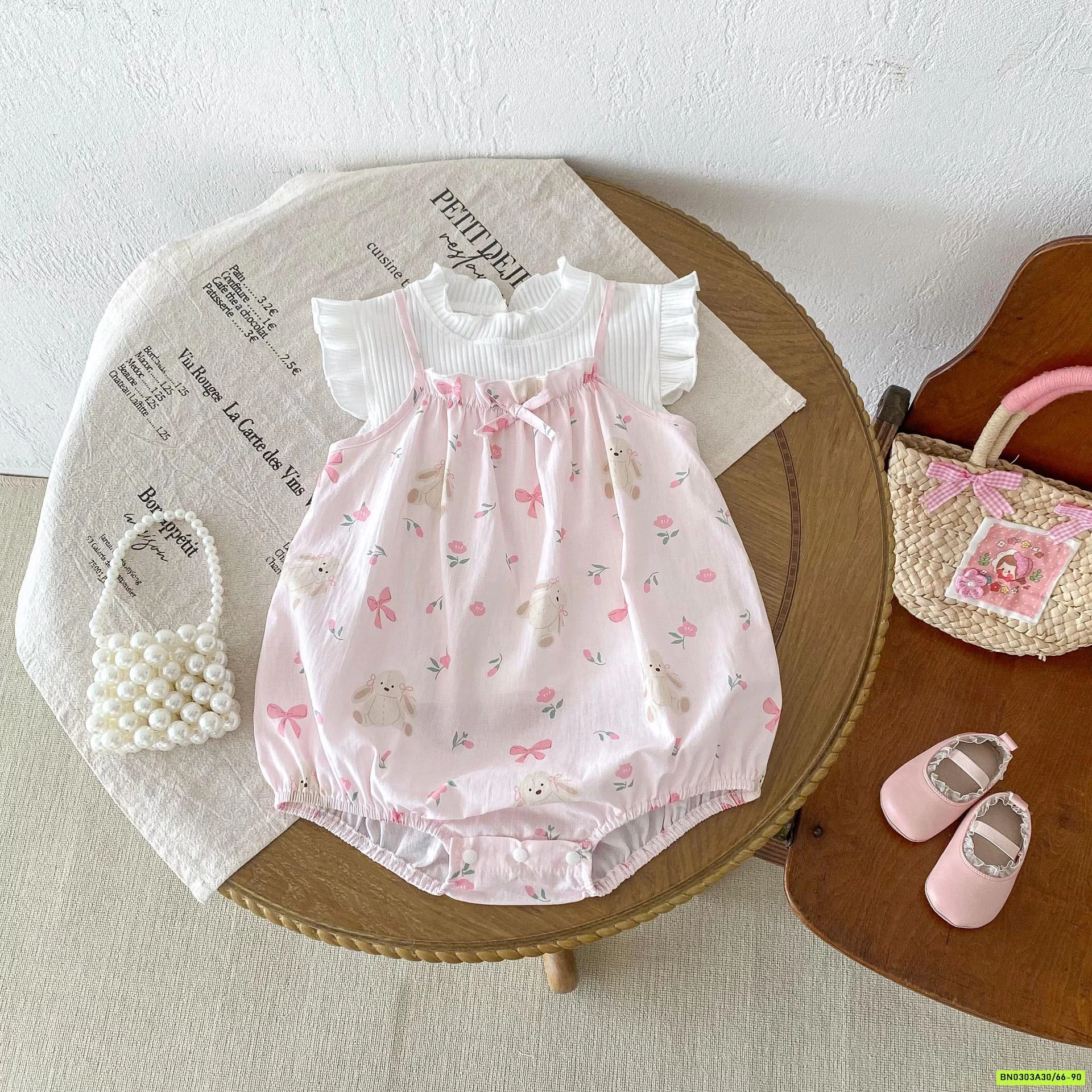 SÉT BODY HOA HỒNG 2 DÂY