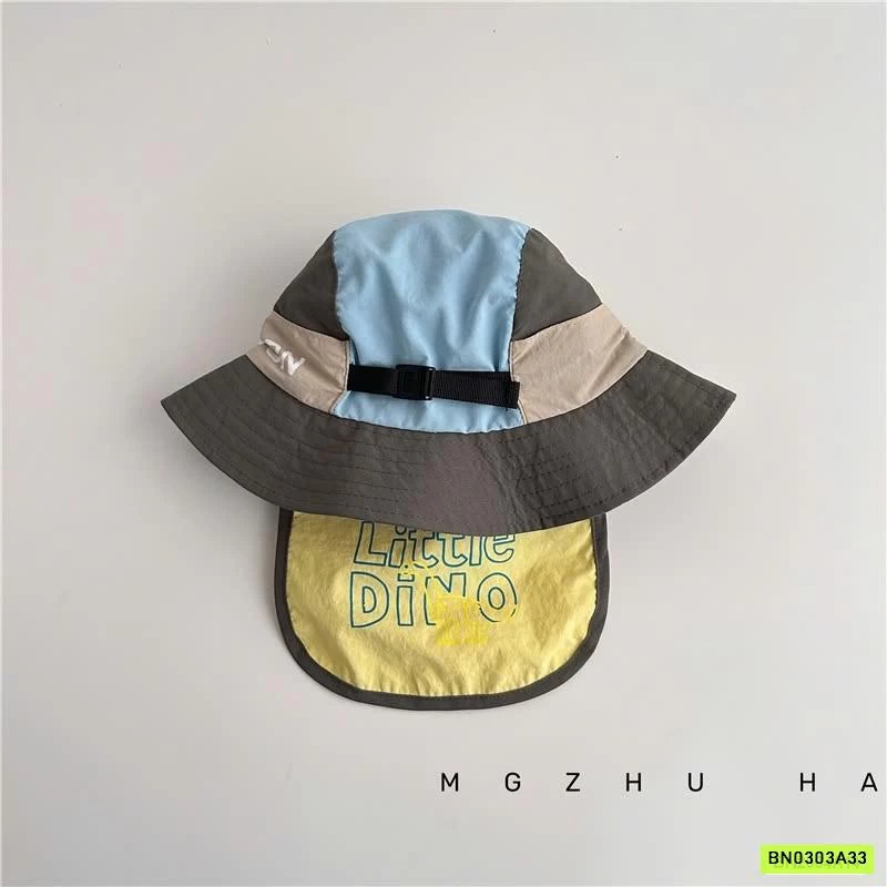 MŨ CHỐNG NẮNG KÈM VẠT CHE PHỐI MÀU