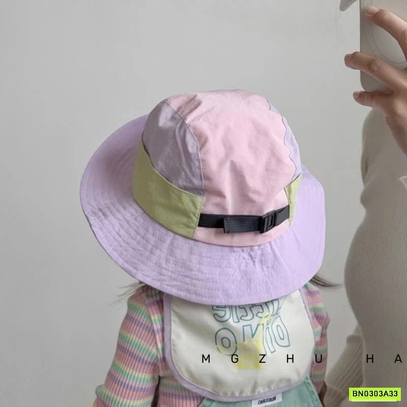 MŨ CHỐNG NẮNG KÈM VẠT CHE PHỐI MÀU