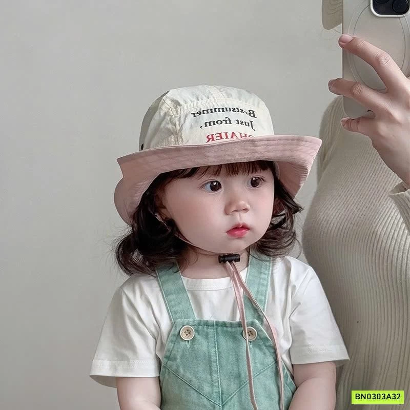 MŨ BÈO THÊU CHỮ CAO BỒI