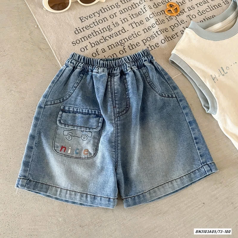 ÁO CÚN 3D MIX SHORT JEANS