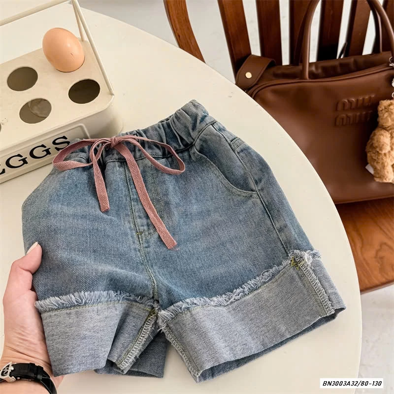 SHORT JEANS GẤP GẤU ADBABY