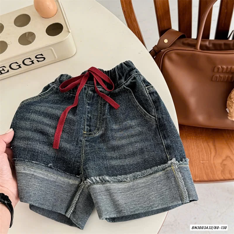 SHORT JEANS GẤP GẤU ADBABY