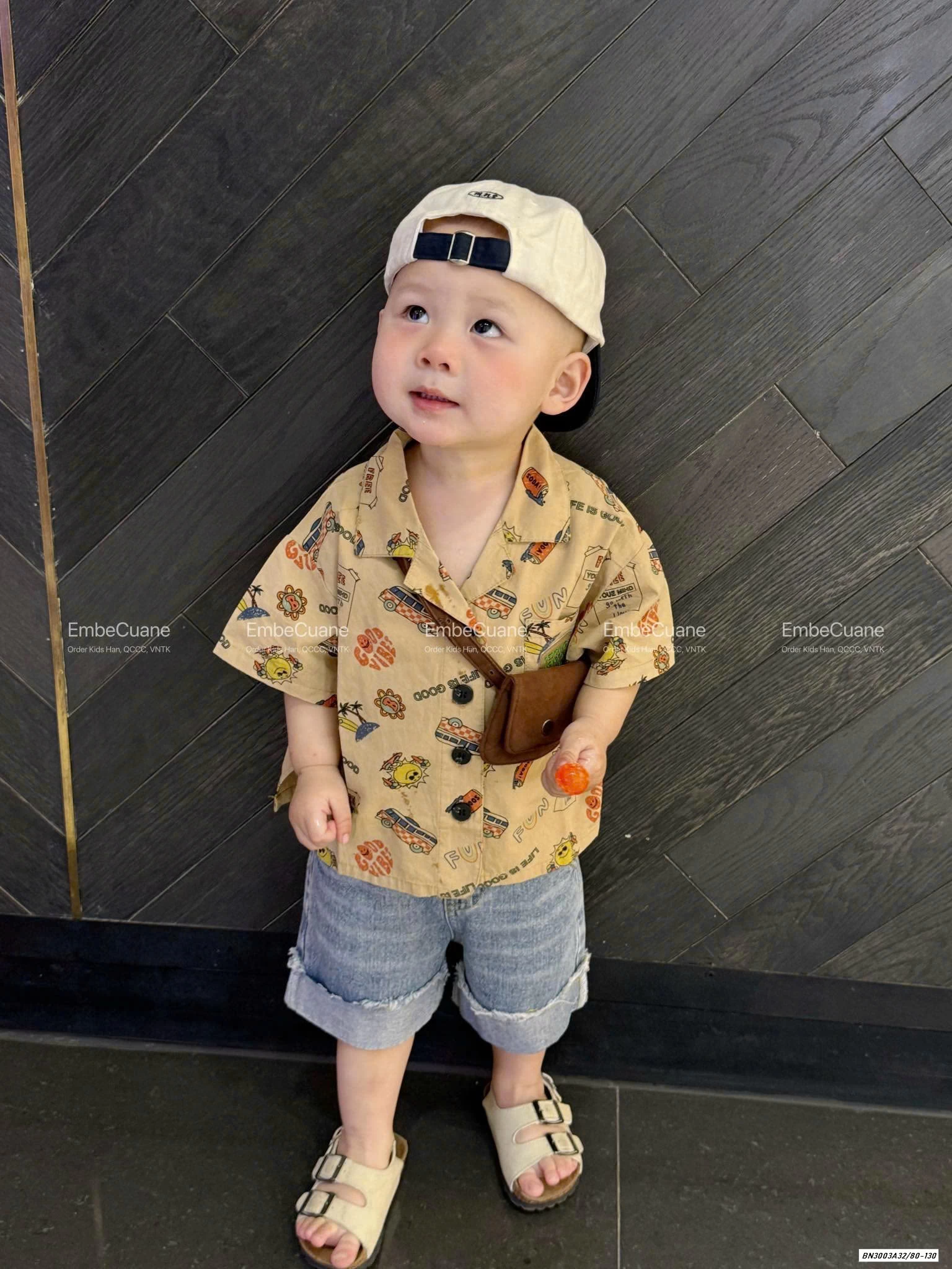 SHORT JEANS GẤP GẤU ADBABY