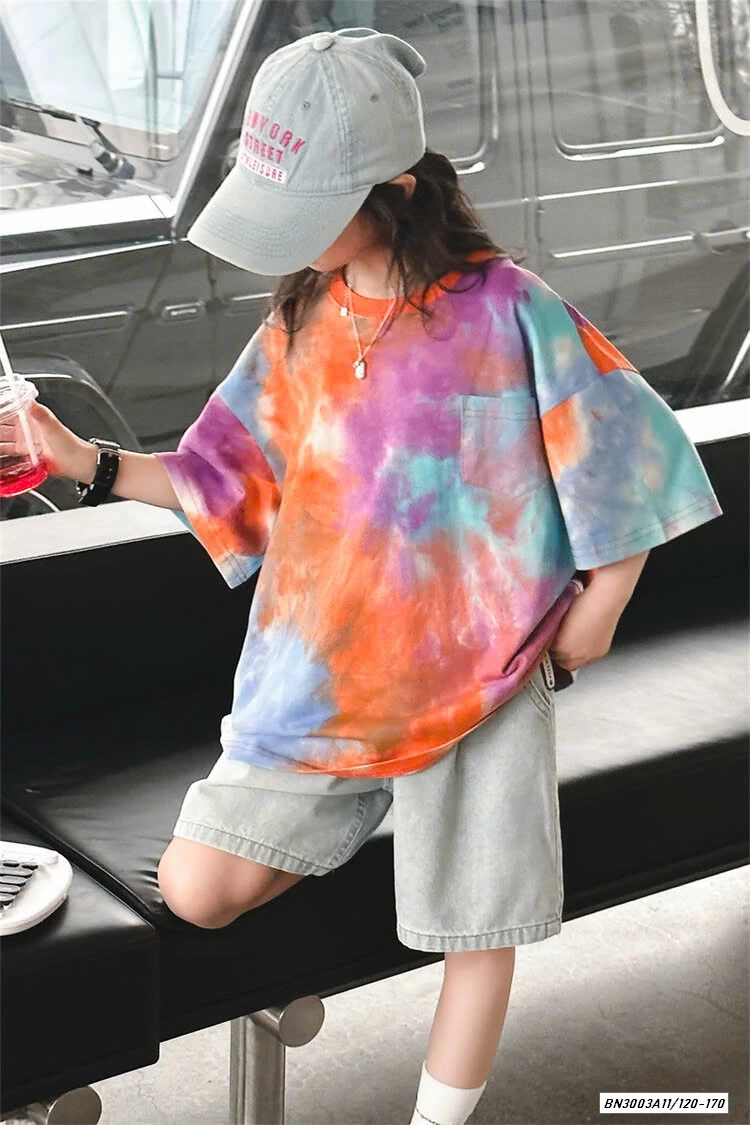 ÁO THUN LOANG MIX SHORT JEANS SZ ĐẠI