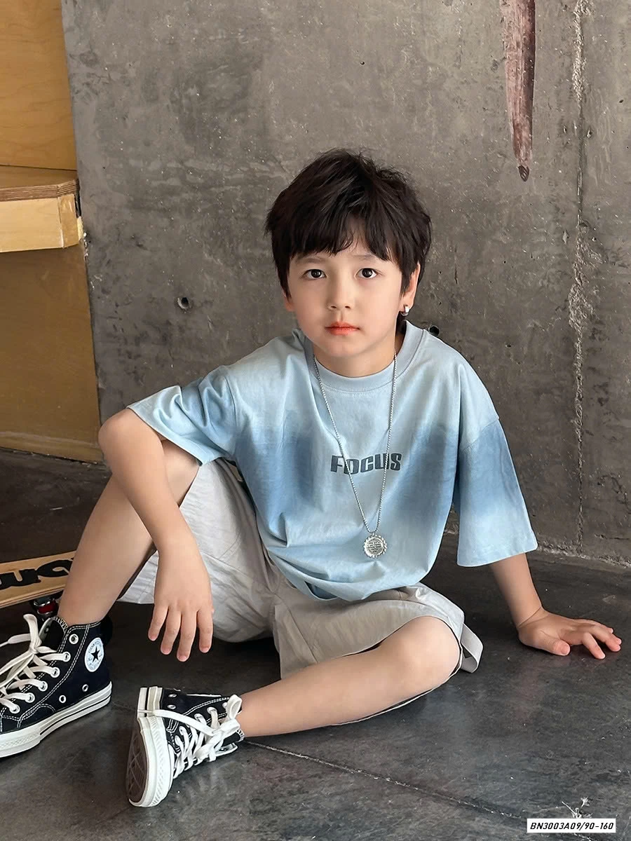 ÁO THUN XANH LOANG 25B131 AMBB