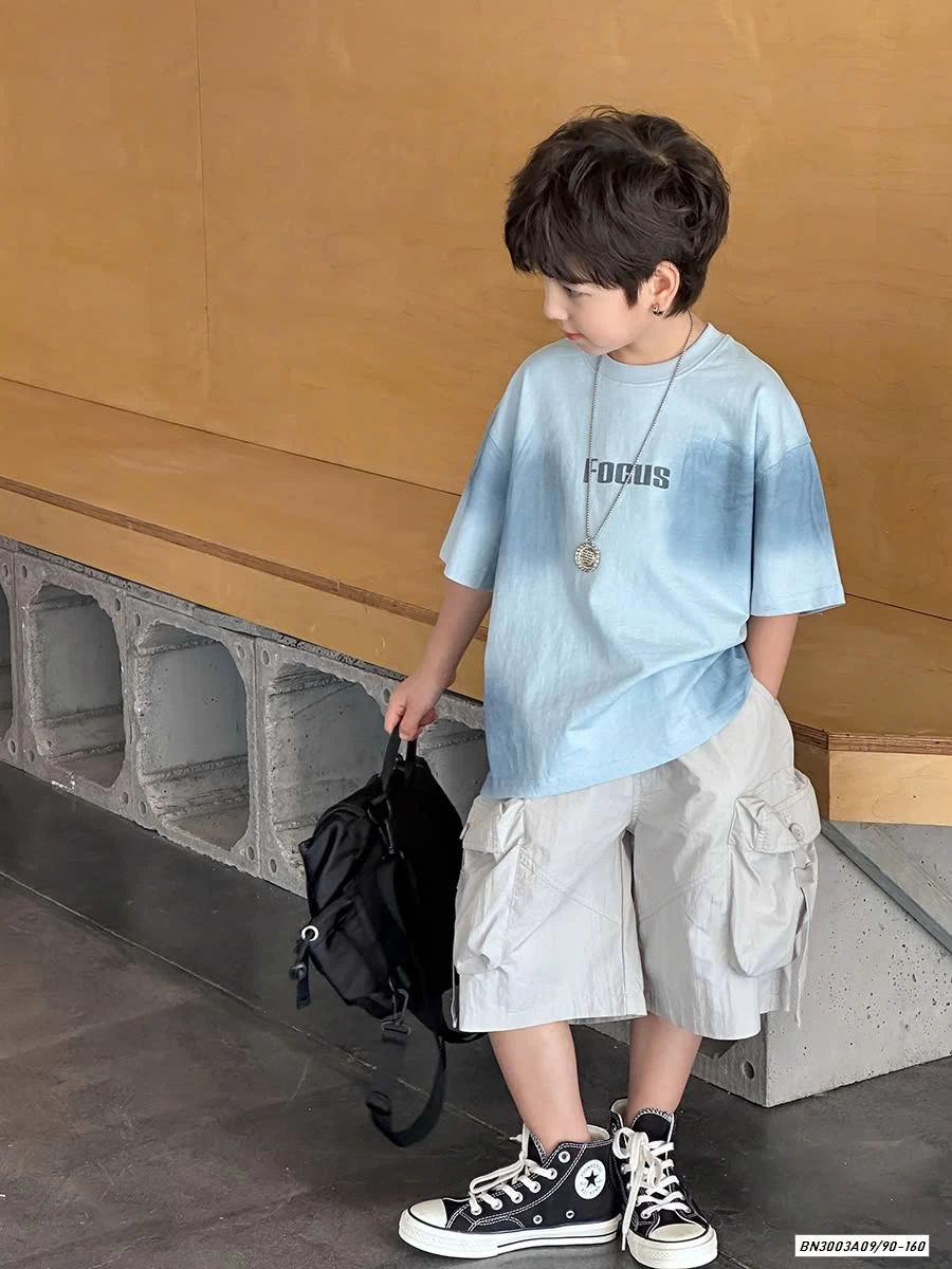 ÁO THUN XANH LOANG 25B131 AMBB