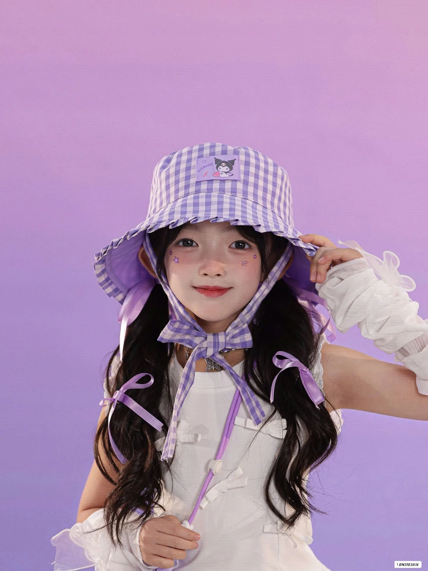 MŨ BÈO CARO DÂY BUỘC 2 MẶT