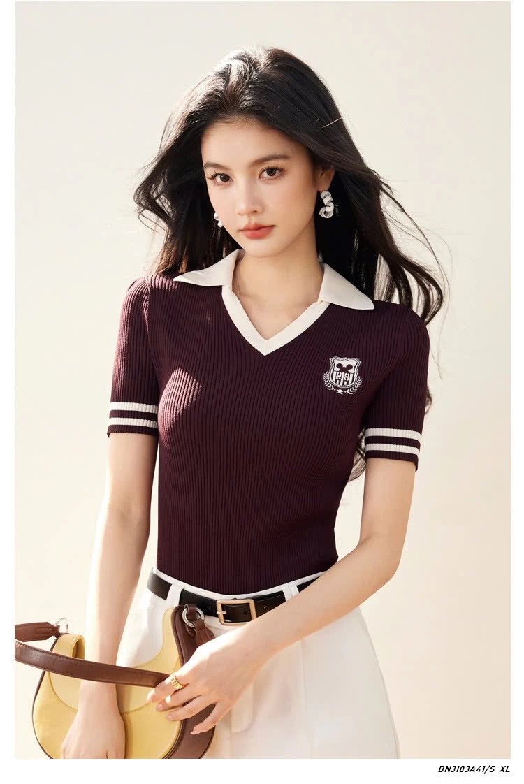 POLO MONTOGHI CỔ V CAO CẤP