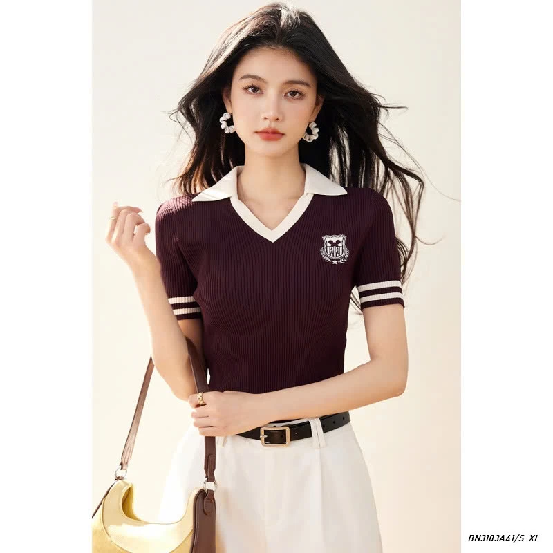 POLO MONTOGHI CỔ V CAO CẤP