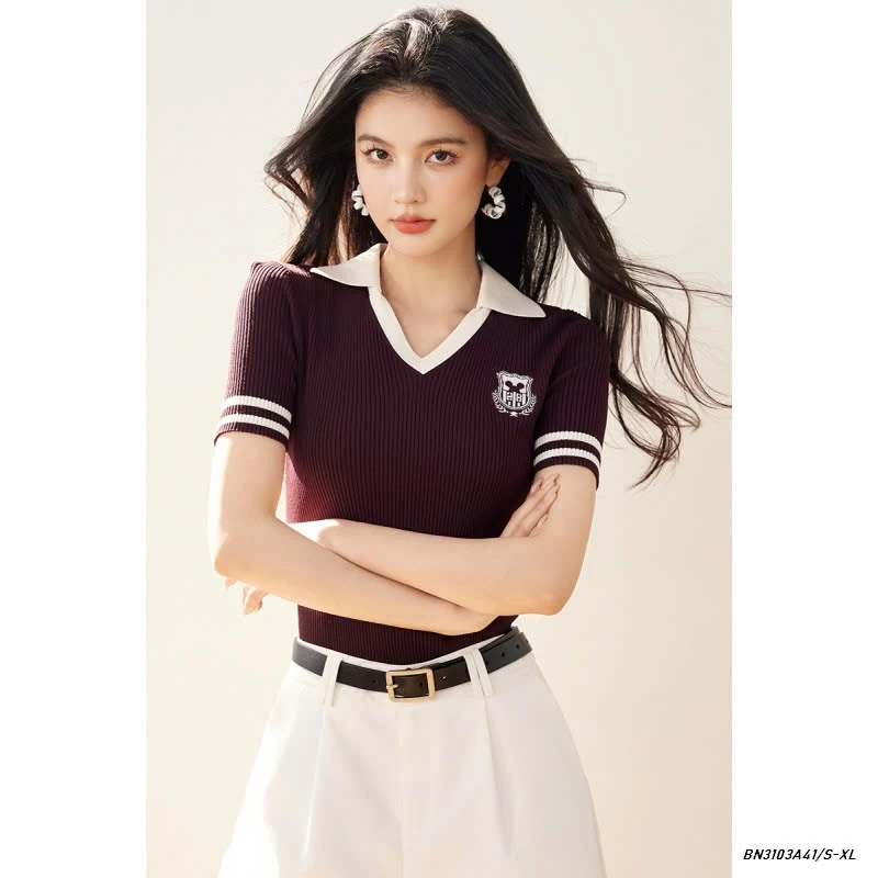 POLO MONTOGHI CỔ V CAO CẤP