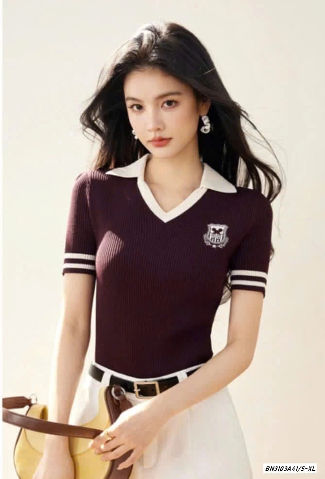 POLO MONTOGHI CỔ V CAO CẤP