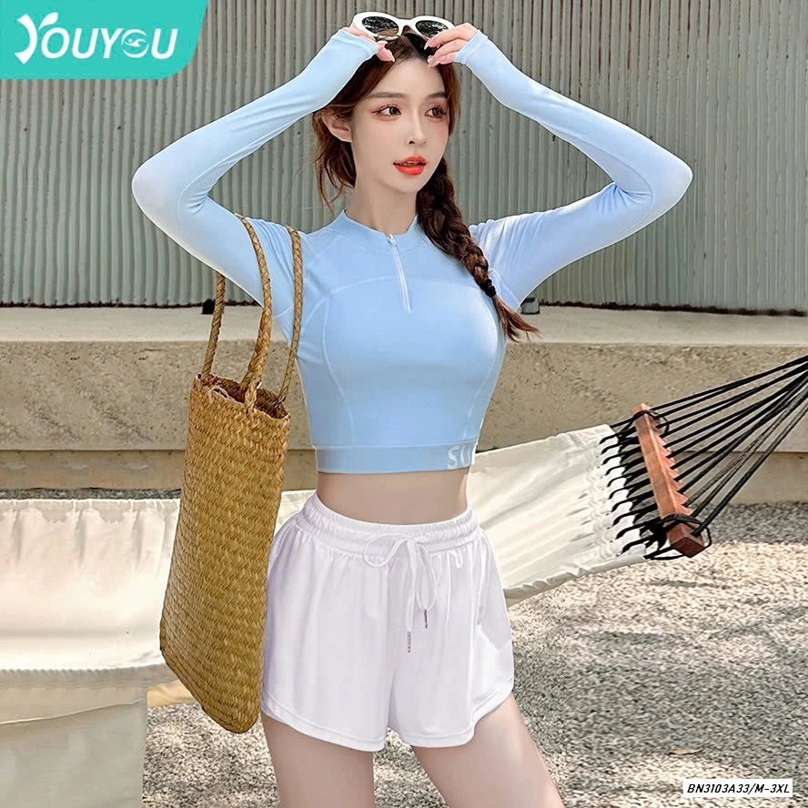 BỘ BƠI 2 MẢNH DÀI TAY NỮ YOUYOU