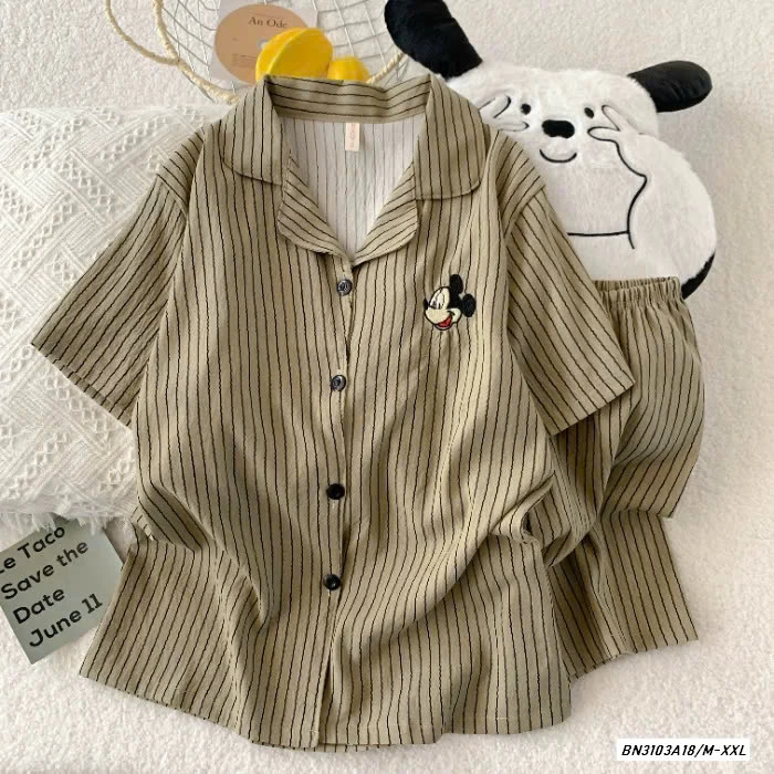 BST PIZAMA CỘC TAY DỄ THƯƠNG