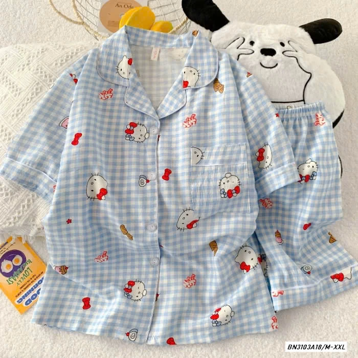 BST PIZAMA CỘC TAY DỄ THƯƠNG