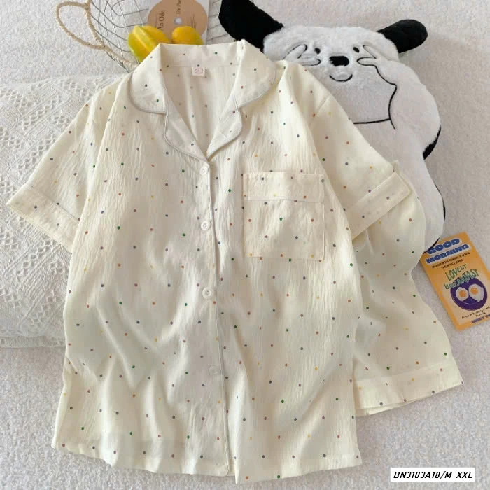 BST PIZAMA CỘC TAY DỄ THƯƠNG