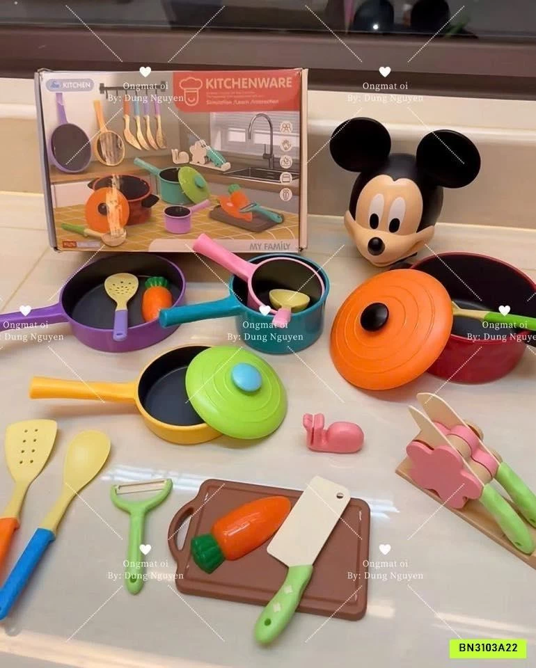BỘ ĐỒ CHƠI NHÀ BẾP 21 MÓN