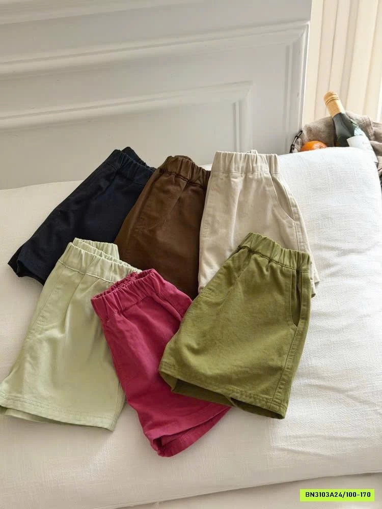 SHORT THÔ TRƠN MÀU 26A003 AMBB