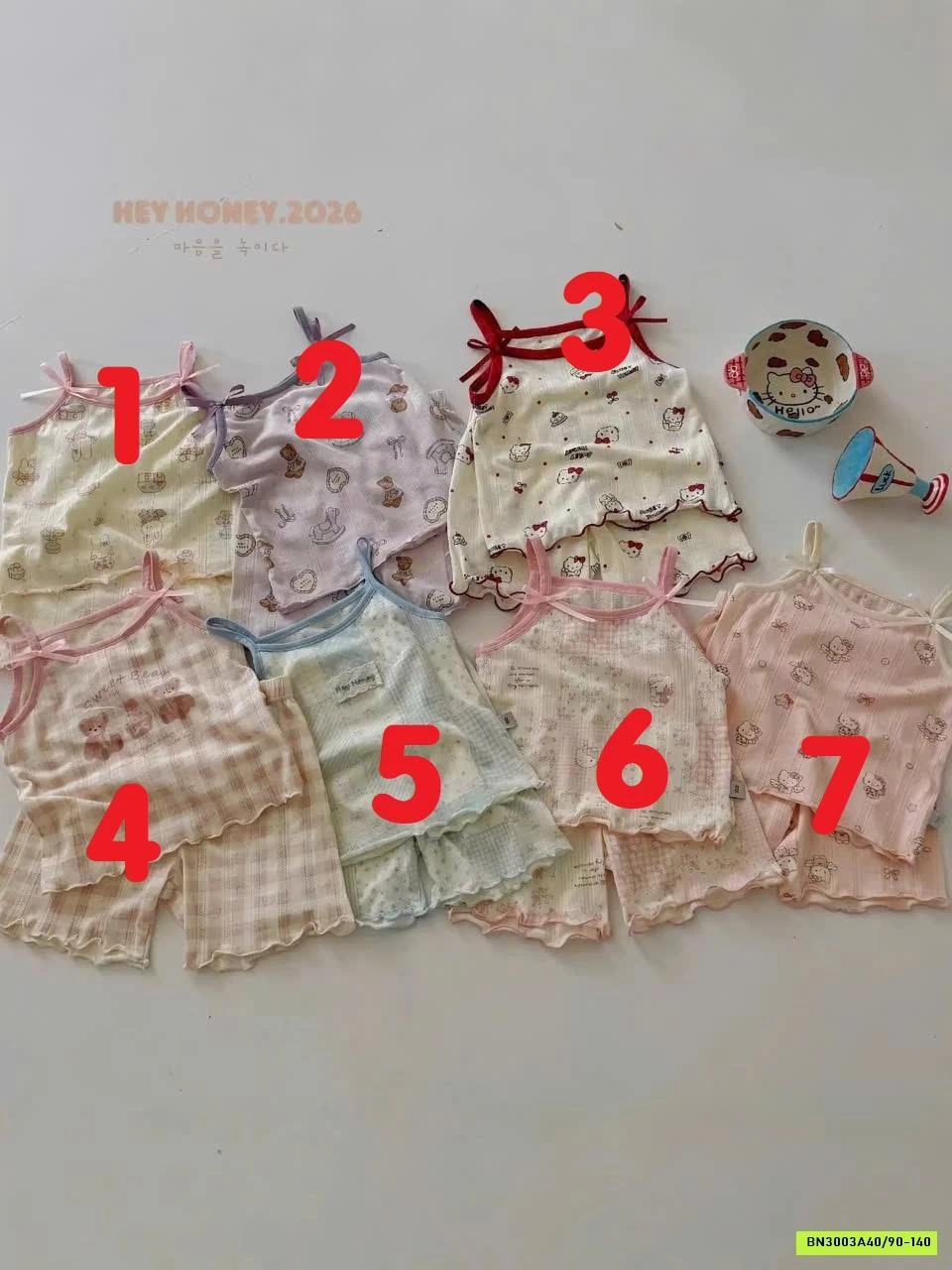 BỘ 2 DÂY COTTON GIẤY DỄ THƯƠNG HONEY