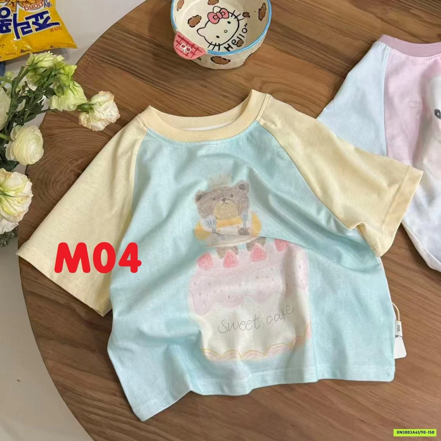 ÁO KUTE MIX LEGGING KẺ HONEY