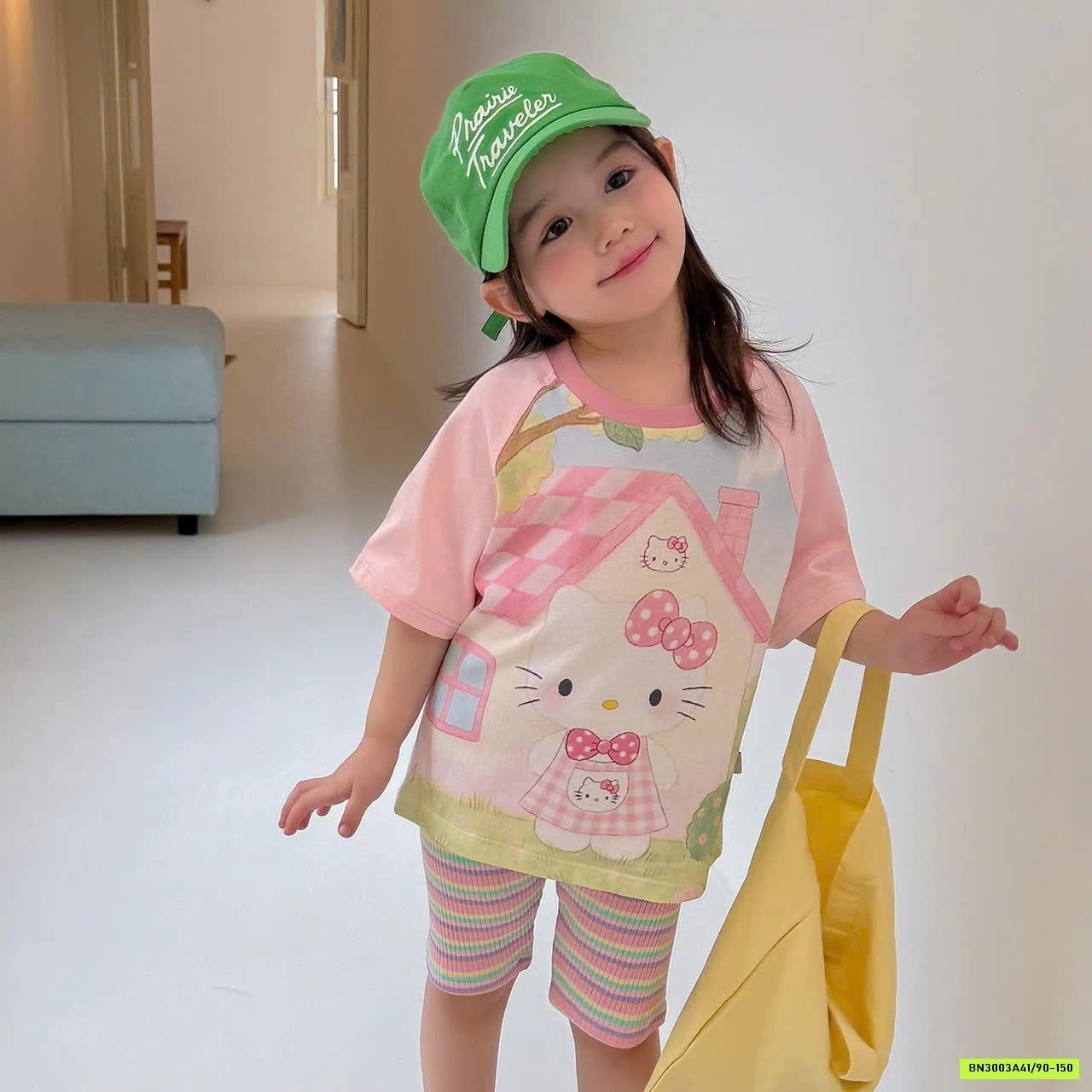 ÁO KUTE MIX LEGGING KẺ HONEY