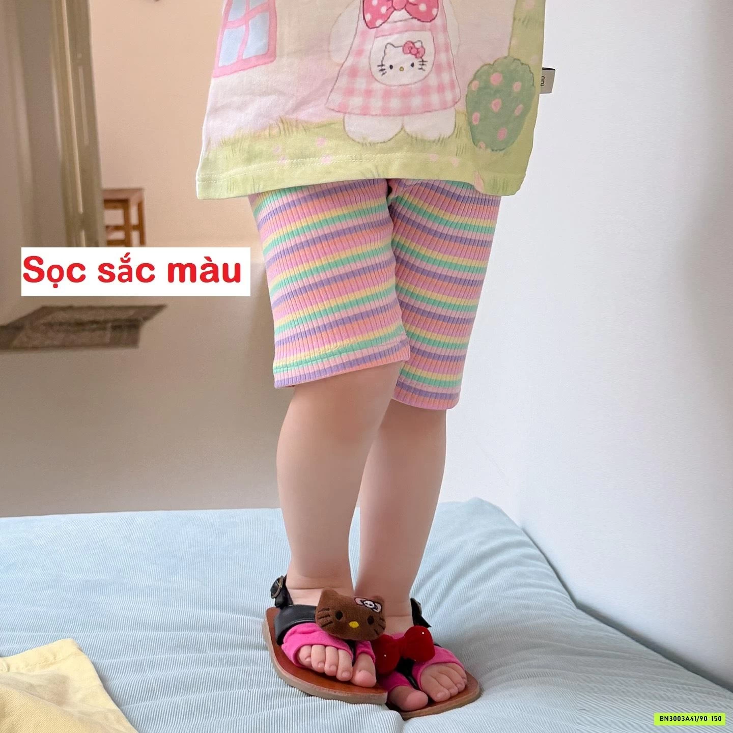 ÁO KUTE MIX LEGGING KẺ HONEY