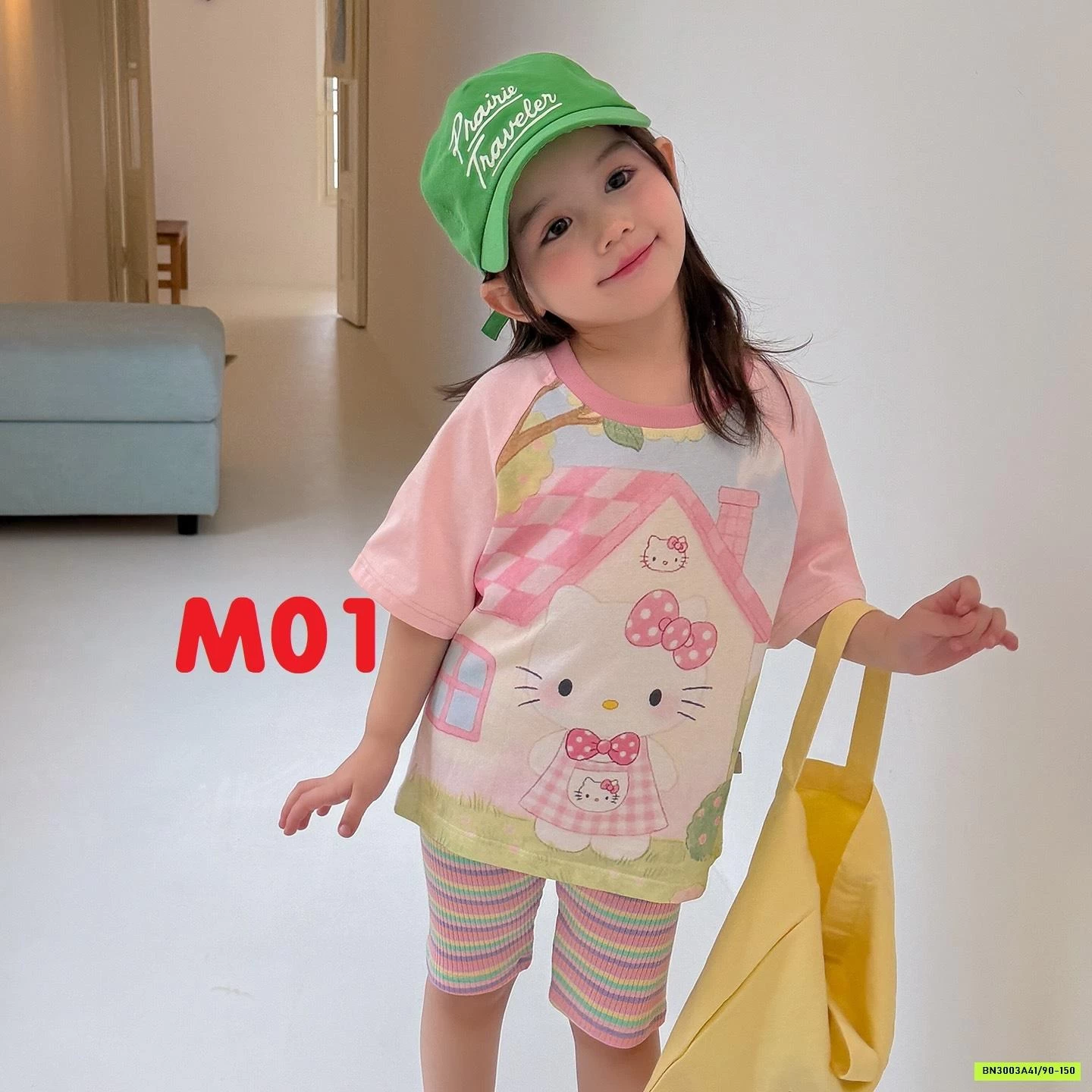 ÁO KUTE MIX LEGGING KẺ HONEY