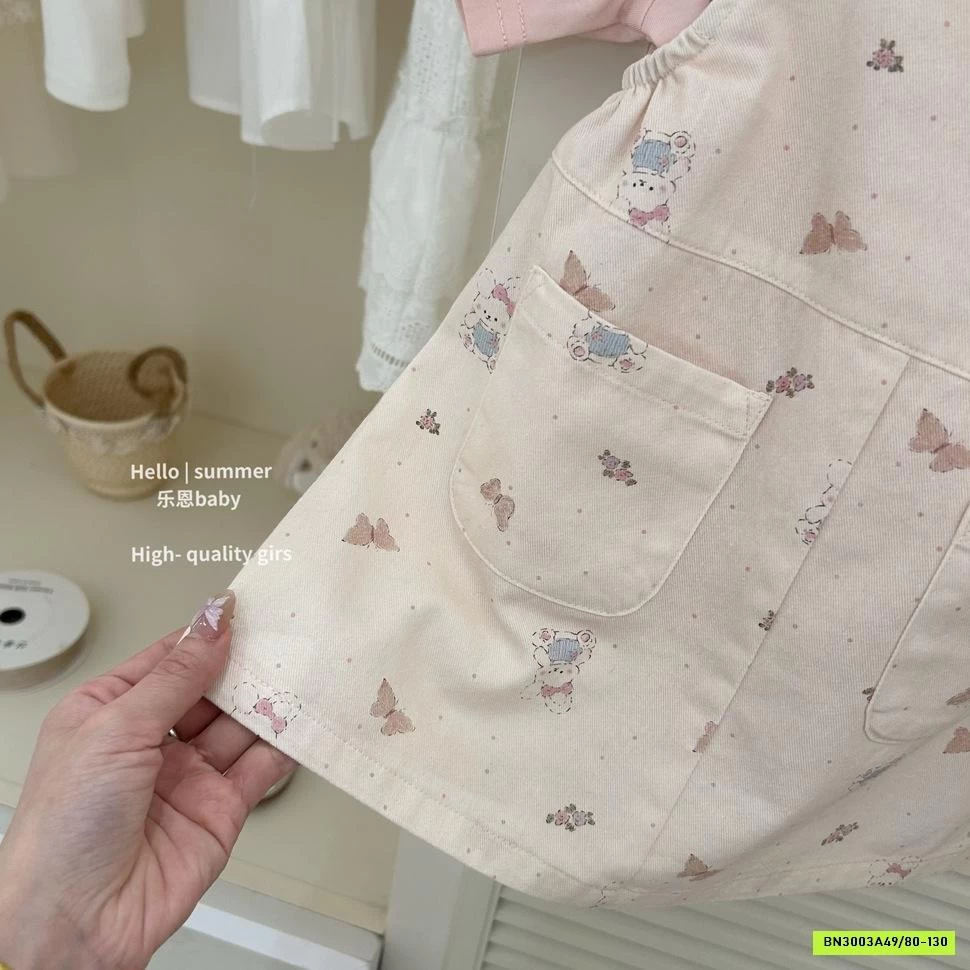 SÉT YẾM + ÁO THUN KUTE TBABY