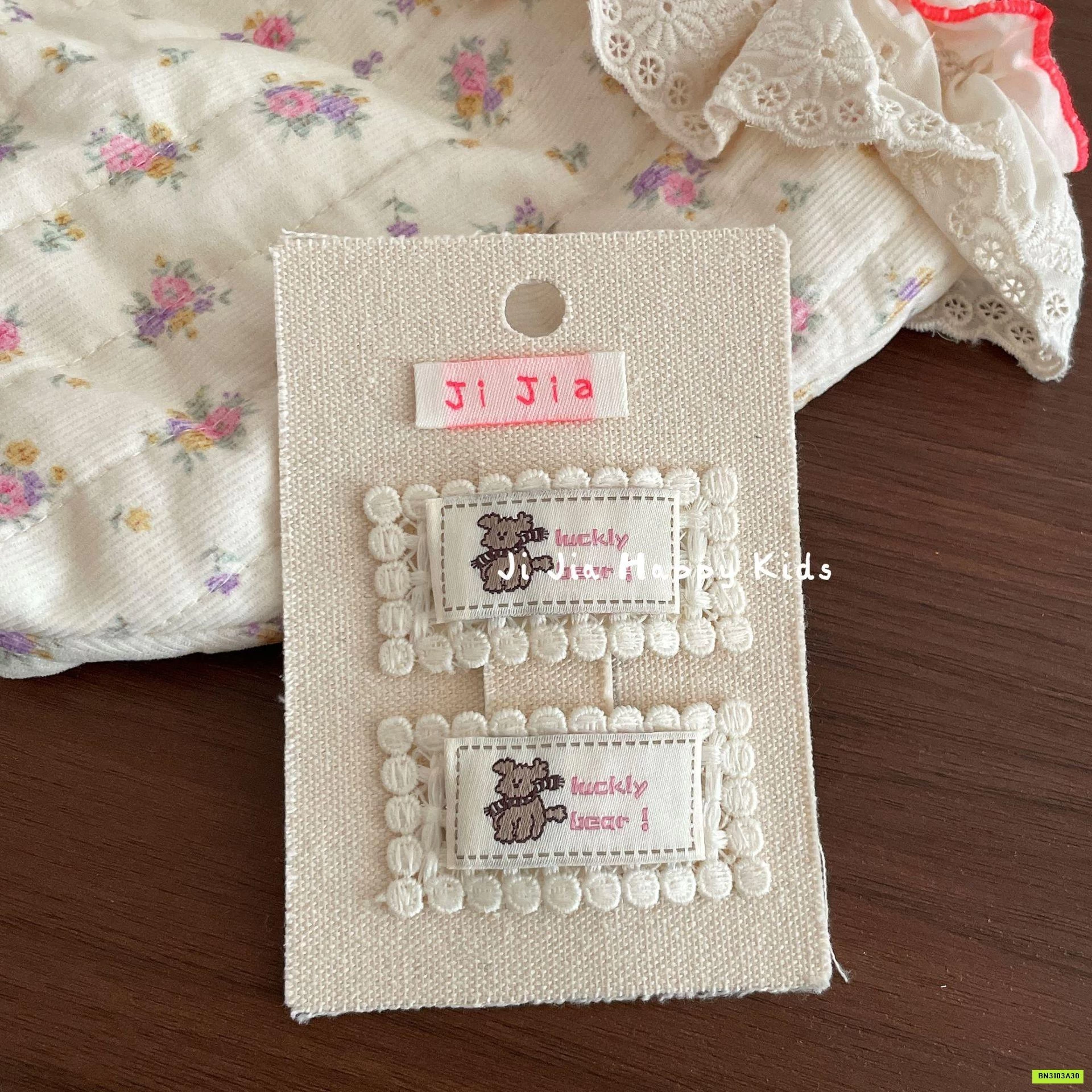 SÉT 2 KẸP TÓC VẢI TIỂU THƯ HÀN QUỐC