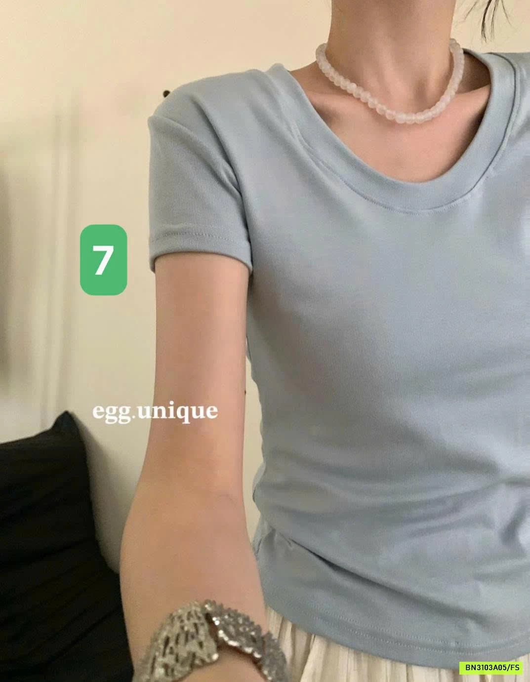 ÁO CỘC TAY NỮ EGG