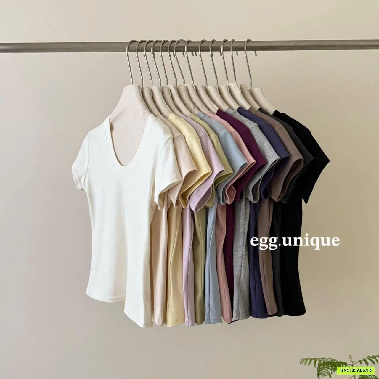 ÁO CỘC TAY NỮ EGG