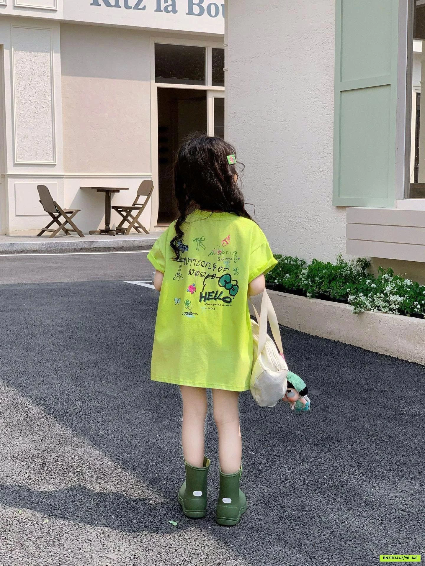 VÁY SUÔNG HỌA TIẾT DỄ THƯƠNG BG