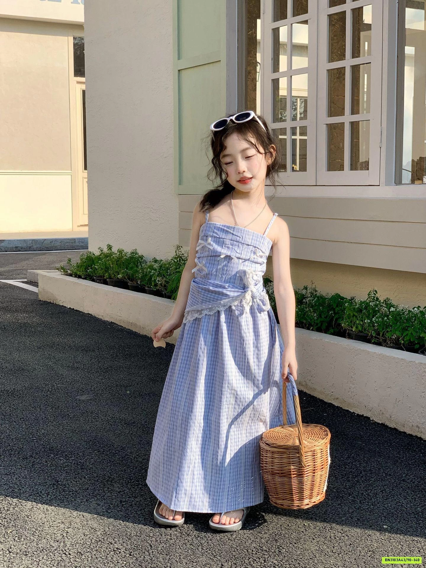 ĐẦM CARO XANH 2 DÂY