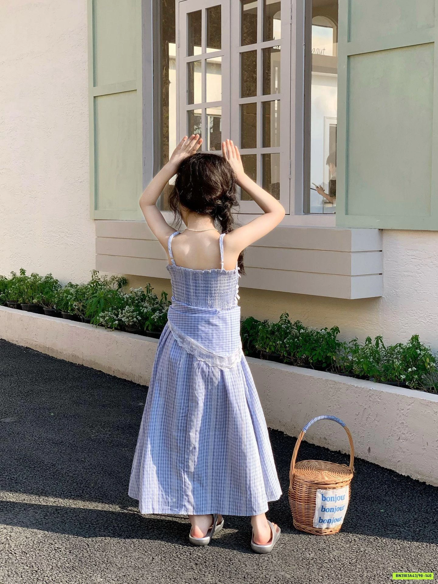 ĐẦM CARO XANH 2 DÂY