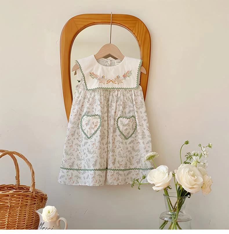 ĐẦM SÁT NÁCH HOA NHÍ THÊU TỈ MỈ DUDU